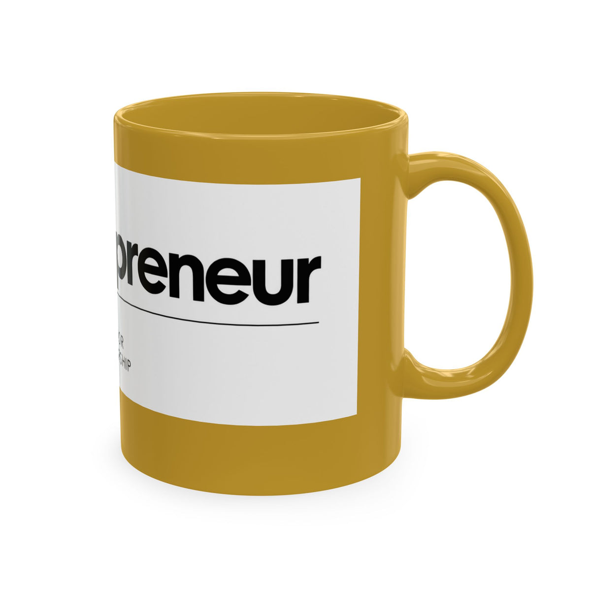 The Entrepreneur 24/7 Ceramic Mug — Focused, Fearless, Funded Business Owner Coffee Cup