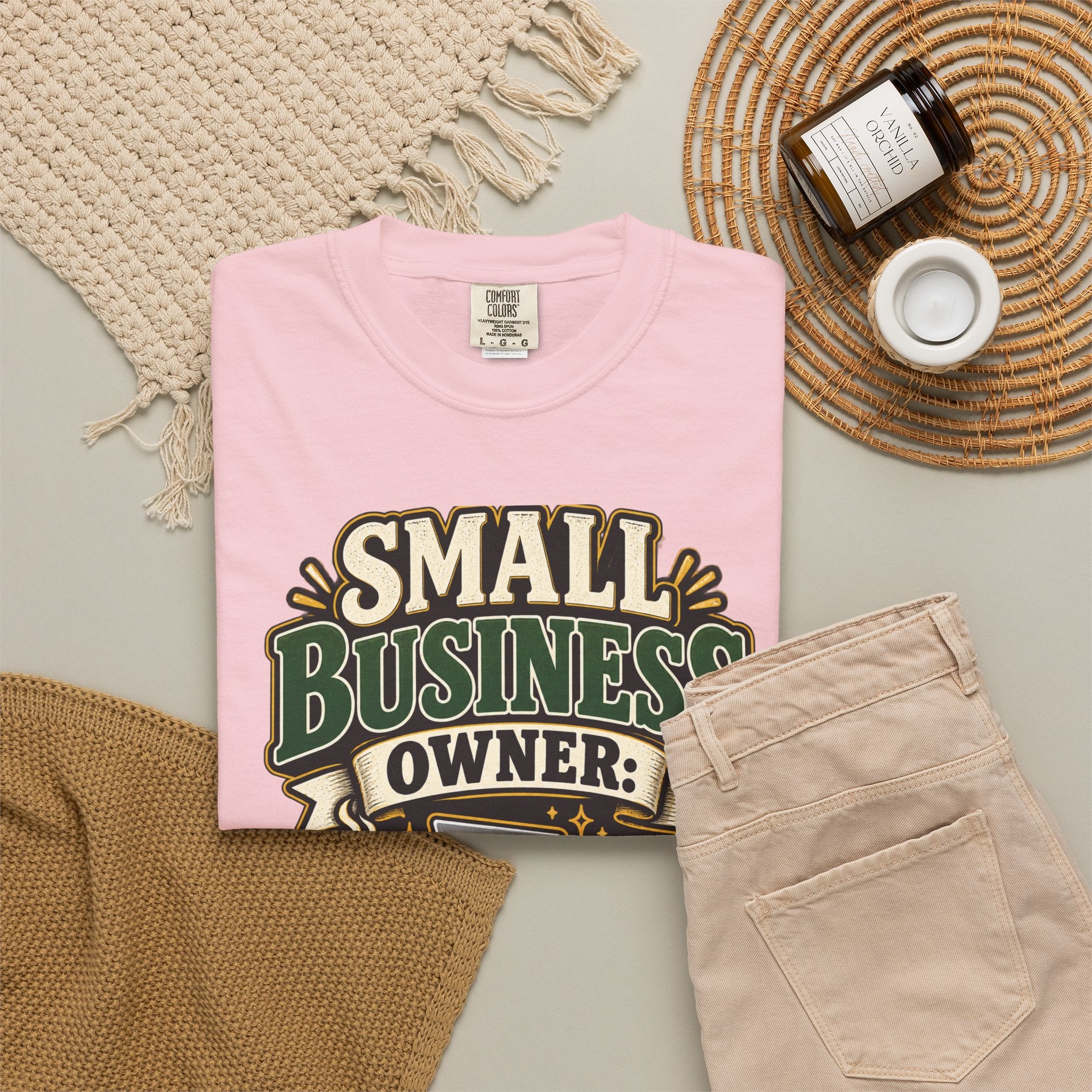 Small Business Owner Funny T-Shirt — “Because One Job Wasn’t Stressful Enough” Graphic Tee