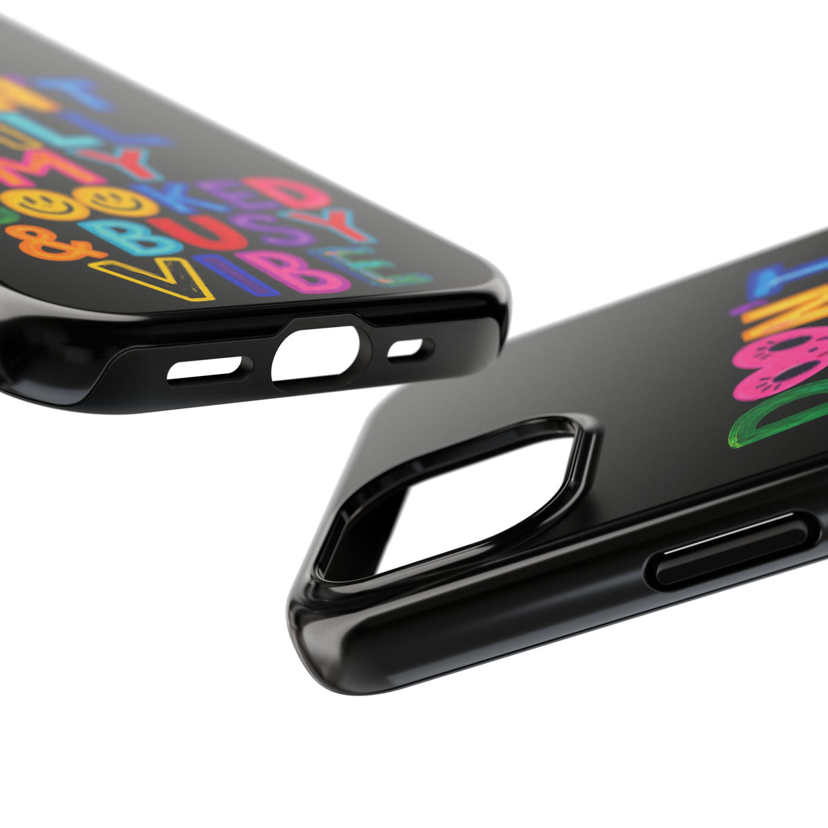 Tough Phone Case — “Don’t Kill My Booked & Busy Vibe” Colorful Protective Cover