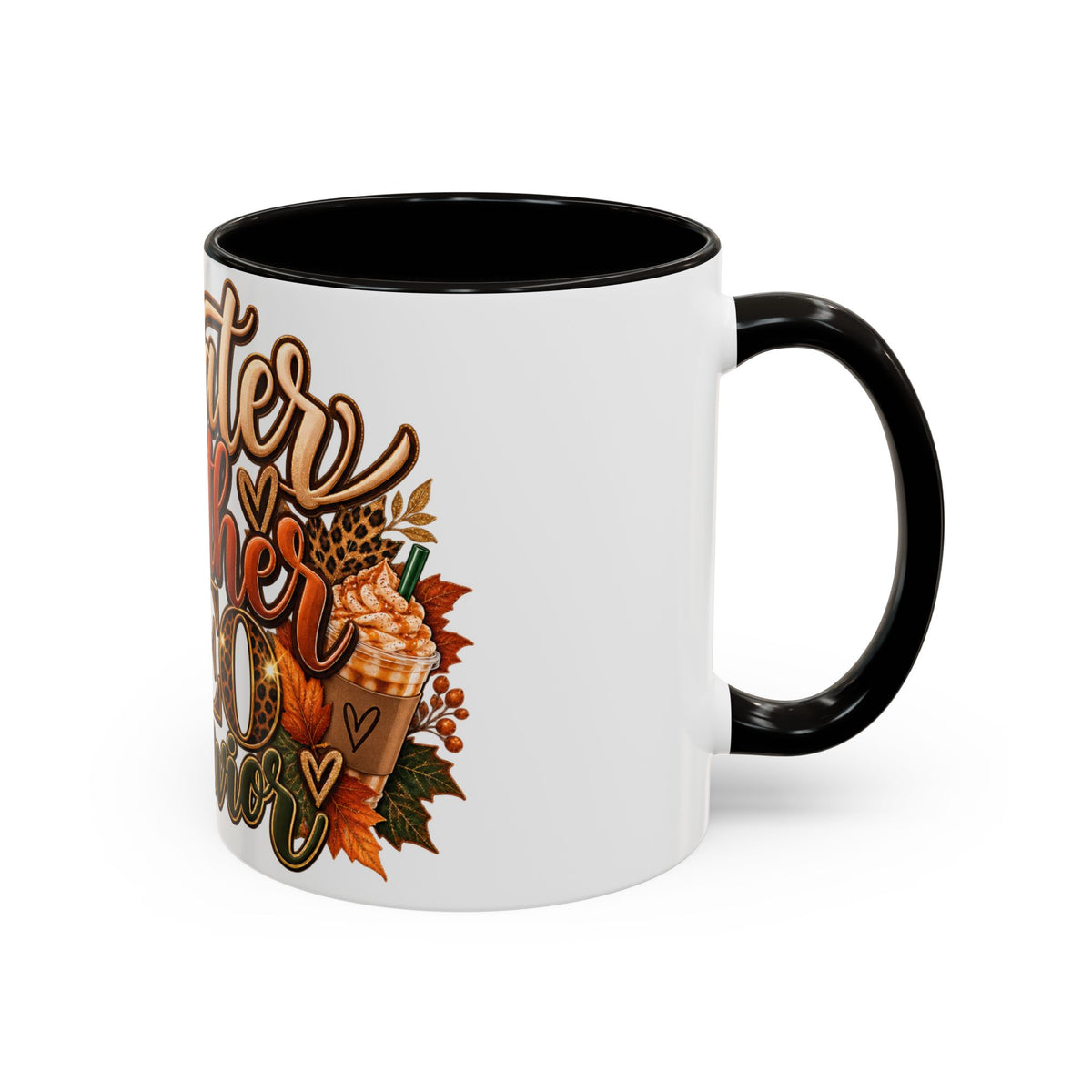Sweater Weather & CEO Behavior Mug – Fall Pumpkin Latte Seasonal Coffee Cup (11oz/15oz)