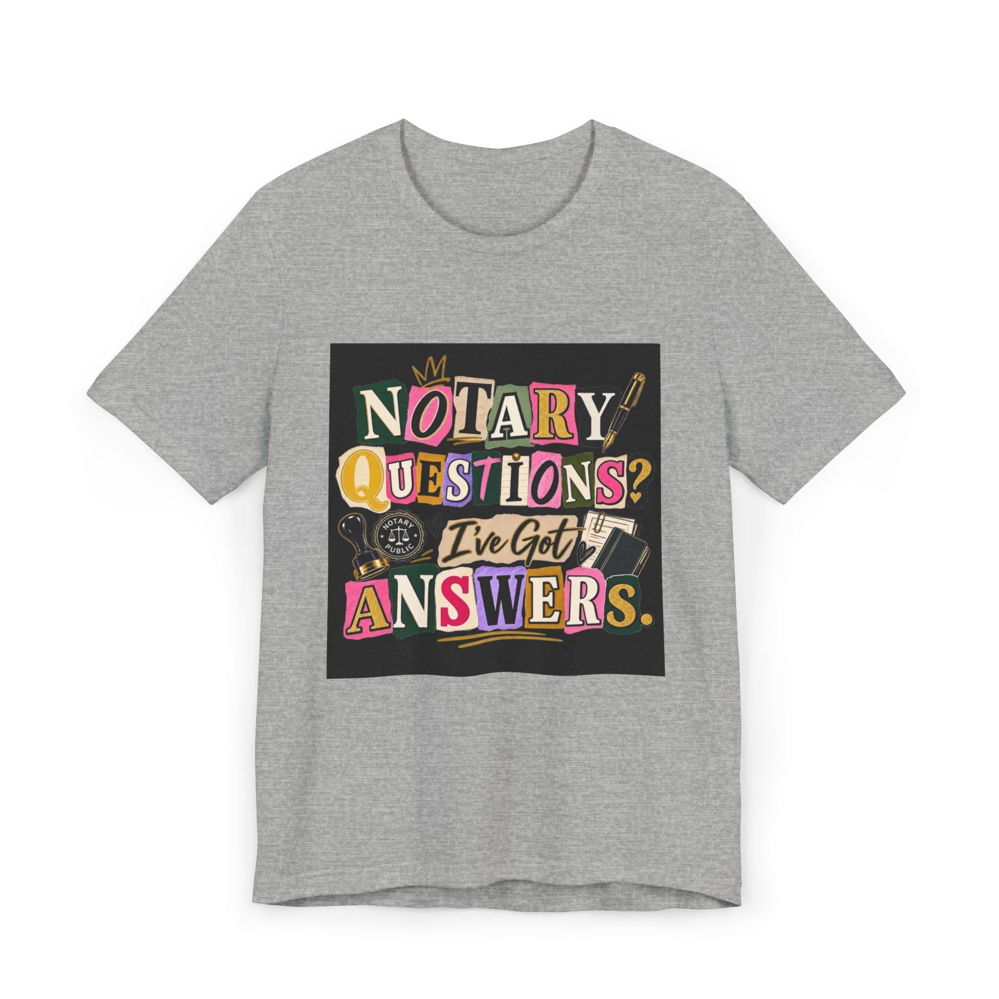 Peace, Love & Notarizations T-Shirt | Retro Notary Public Tee | Gift for Mobile Notaries & Loan Signing Agents