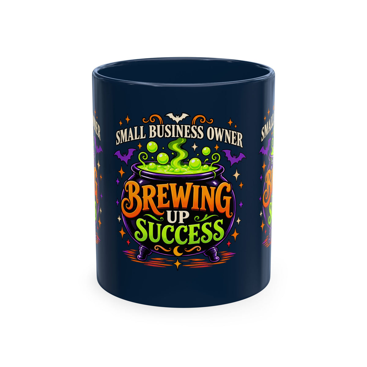 Brewing Up Success Mug | Small Business Owner Halloween Ceramic Coffee Cup