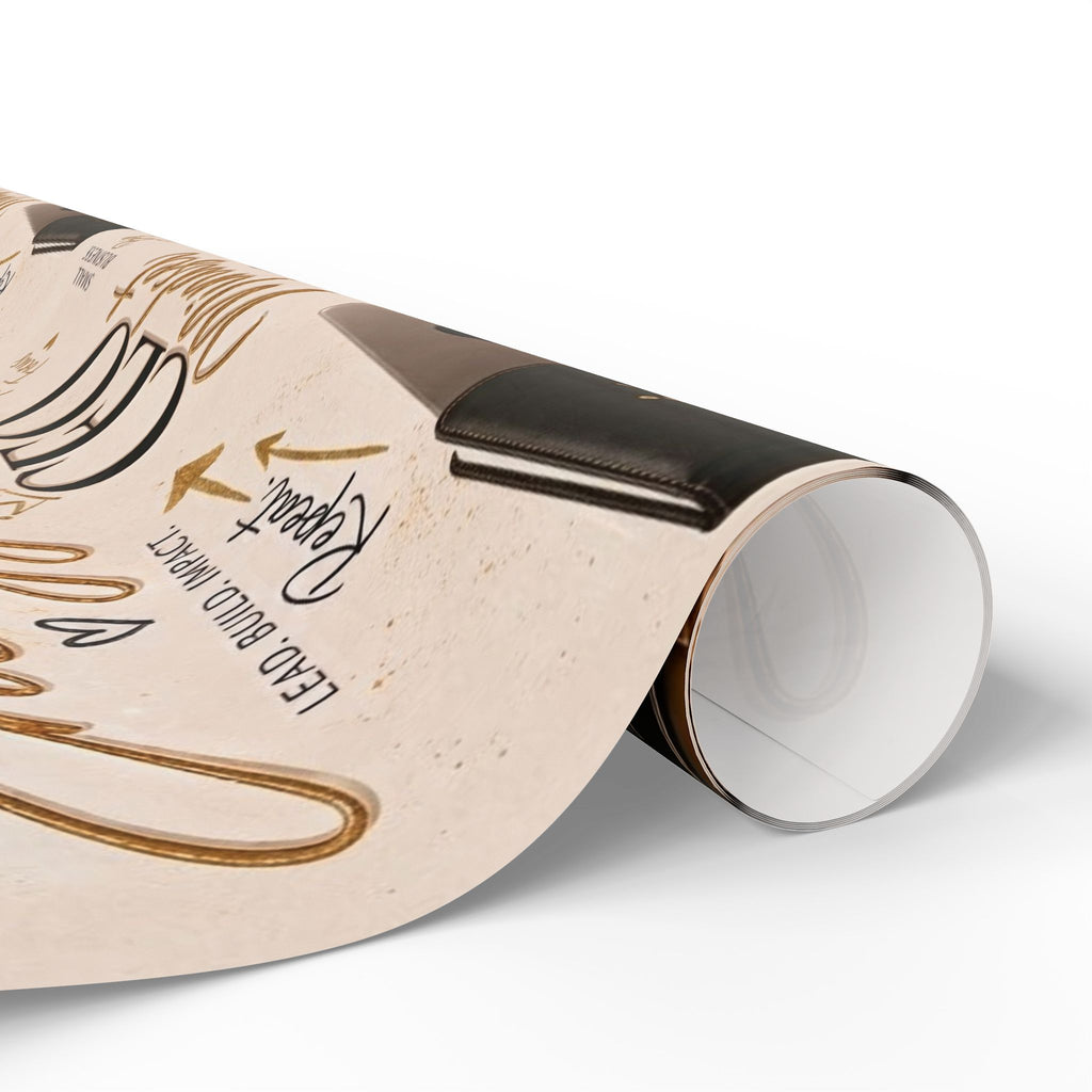 👑 CEO Energy Wrapping Paper – Small Business Owner Gift Wrap ✨