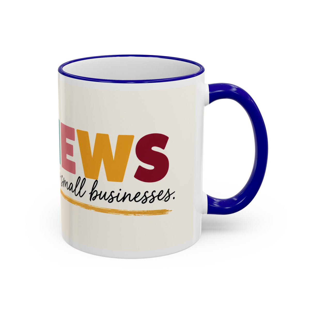 Reviews Are Love Letters to Small Businesses Mug — Entrepreneur Gift, Small Business Owner Coffee Cup