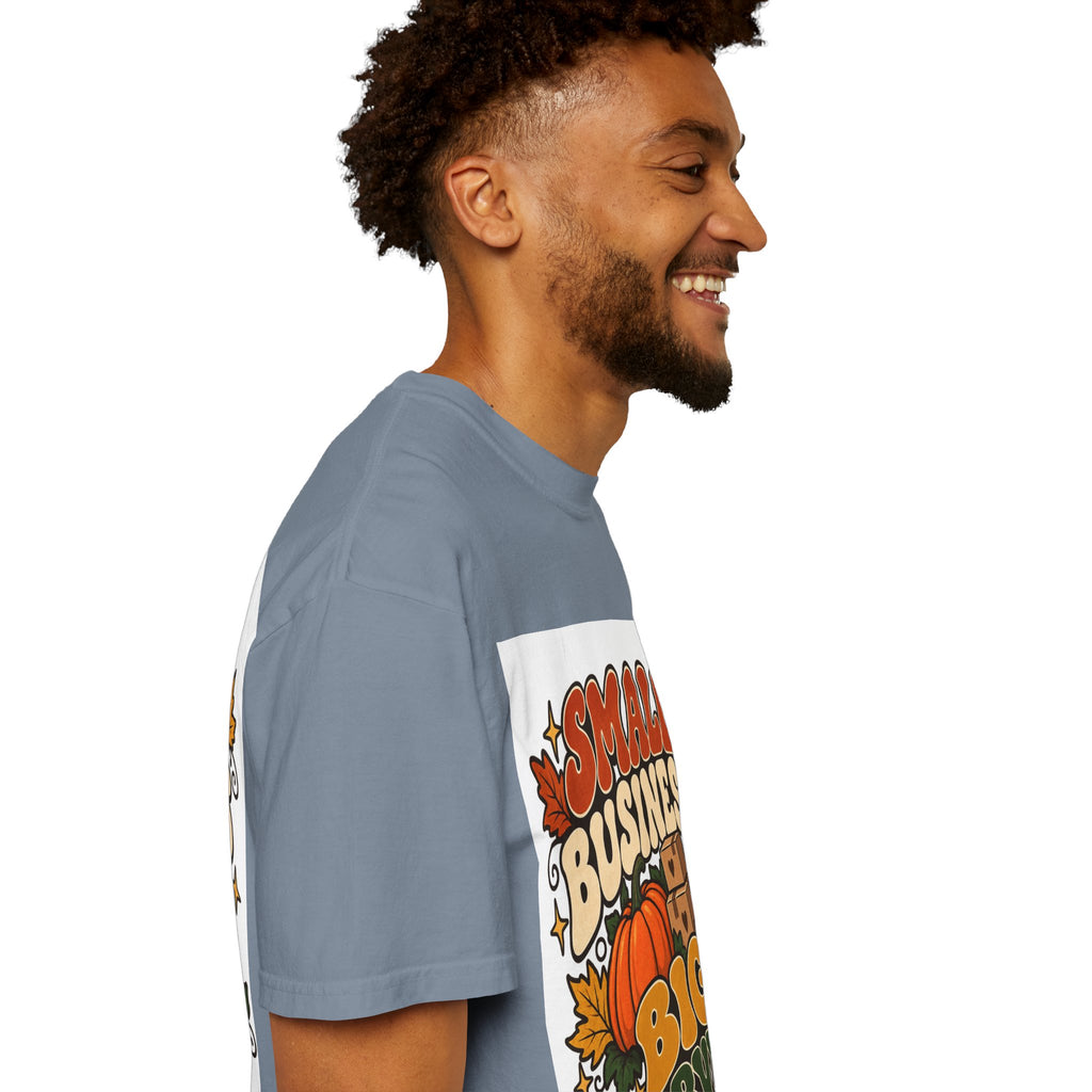 Small Business Big Harvest T-Shirt — Fall Entrepreneur Garment-Dyed Tee