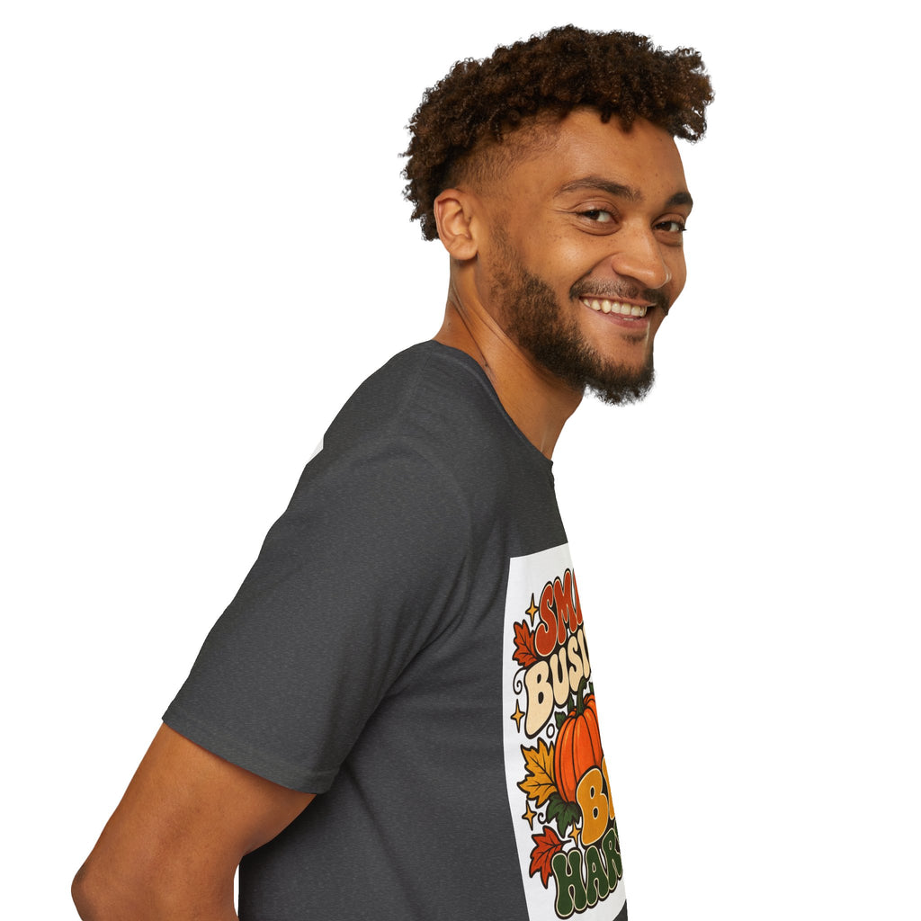 Small Business Big Harvest Graphic T-Shirt — Retro Fall Entrepreneur Tee