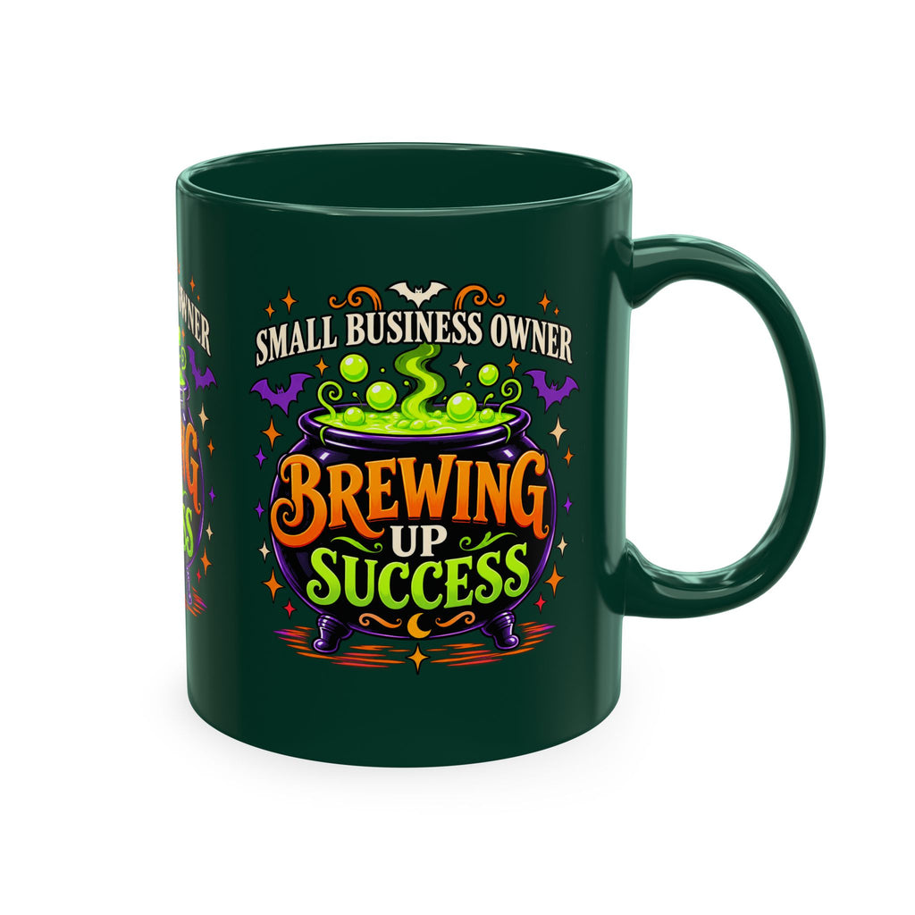 Brewing Up Success Mug | Small Business Owner Halloween Ceramic Coffee Cup