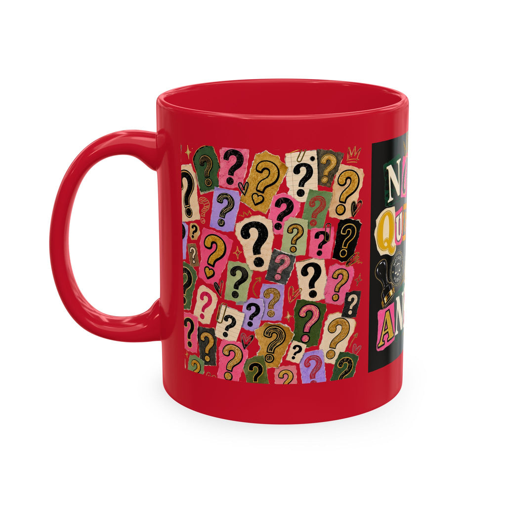 Notary Questions? I’ve Got Answers Ceramic Mug — Colorful Notary Public Coffee Cup