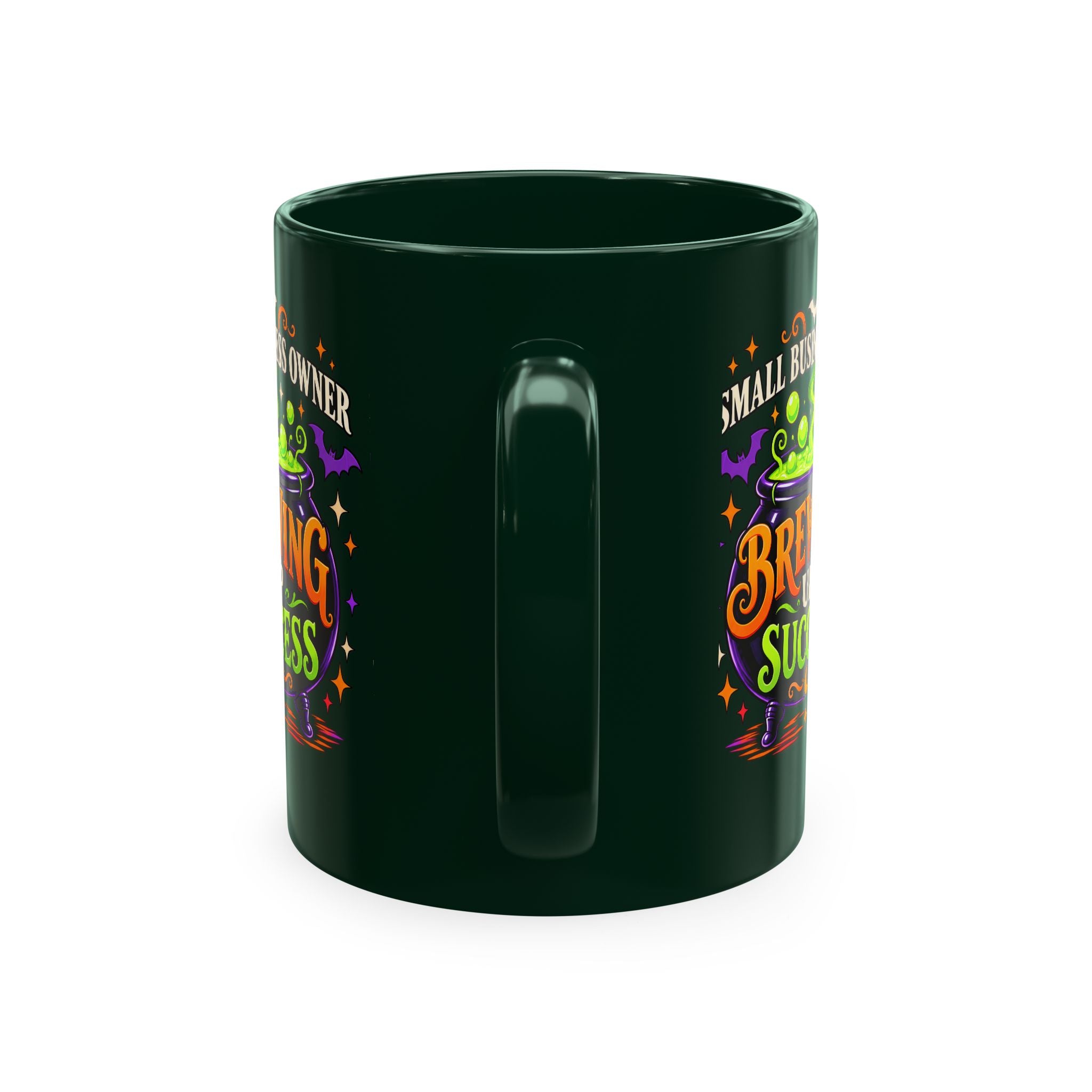 Brewing Up Success Mug | Small Business Owner Halloween Ceramic Coffee Cup