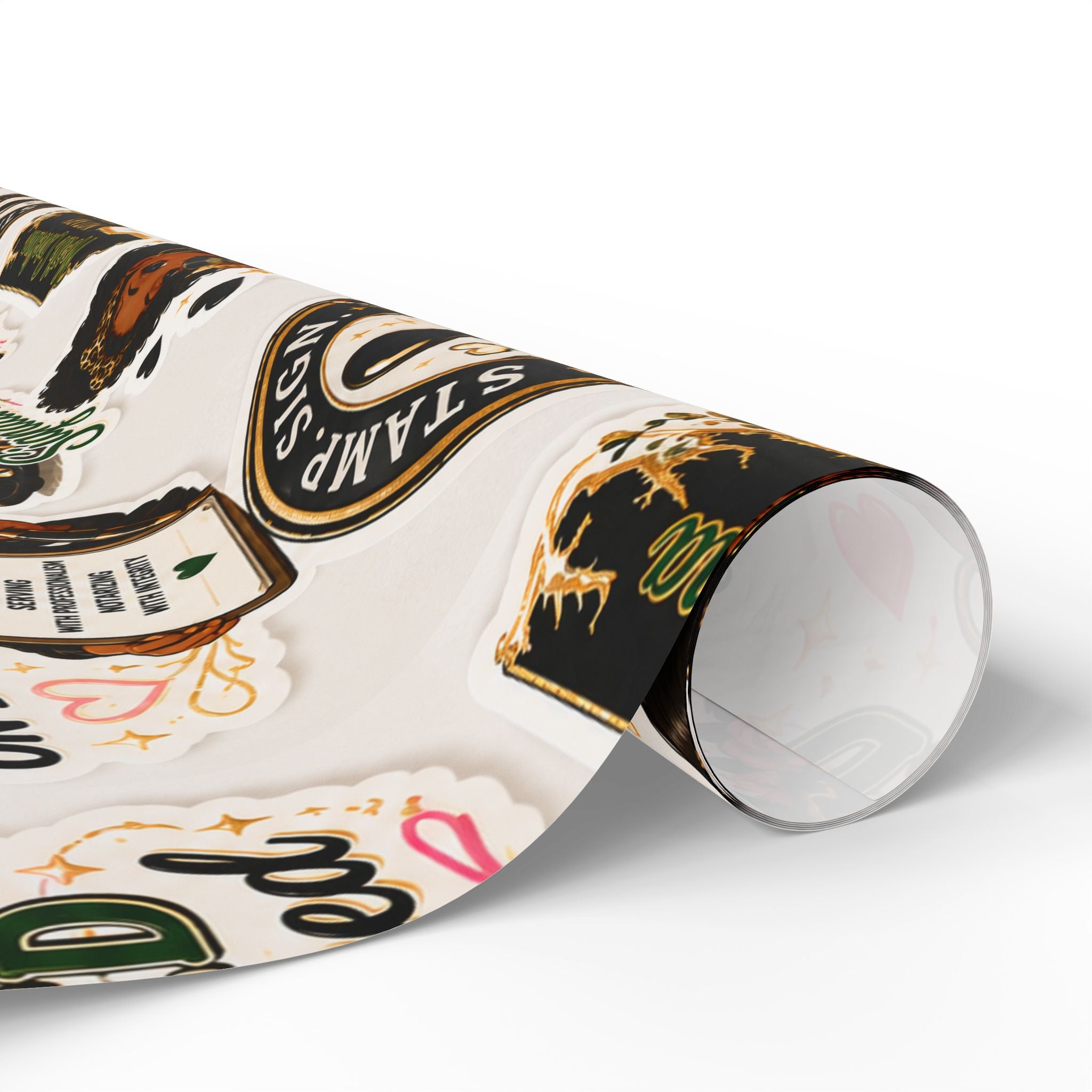 Notary Boss Wrapping Paper – Wrap it. Gift it. Make it official. 🎁🖊️✨