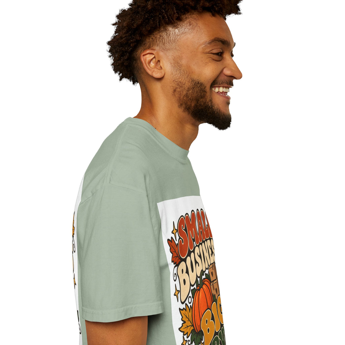 Small Business Big Harvest T-Shirt — Fall Entrepreneur Garment-Dyed Tee