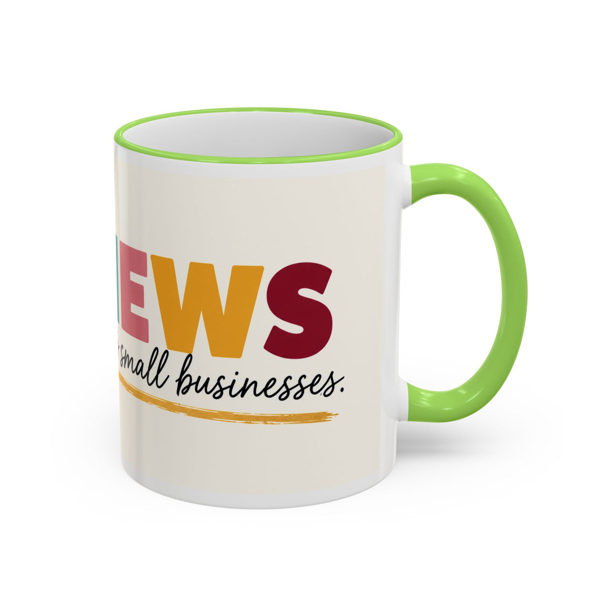 Reviews Are Love Letters to Small Businesses Mug — Entrepreneur Gift, Small Business Owner Coffee Cup