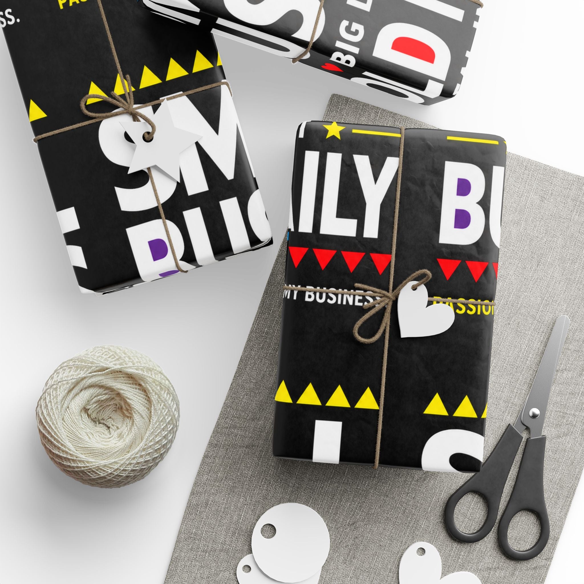 Small Business. Big Dreams. Bold Moves. Wrapping Paper – Entrepreneur Gift Wrap🎁✨