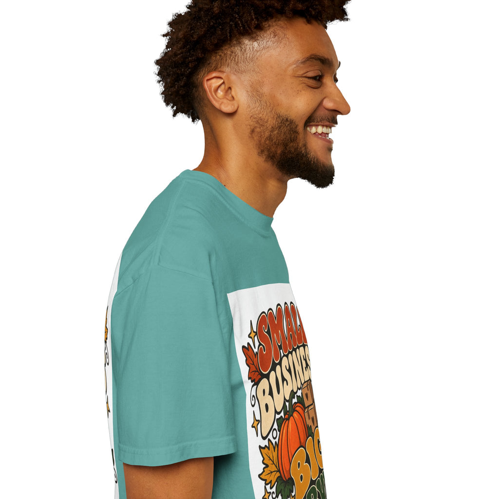 Small Business Big Harvest T-Shirt — Fall Entrepreneur Garment-Dyed Tee