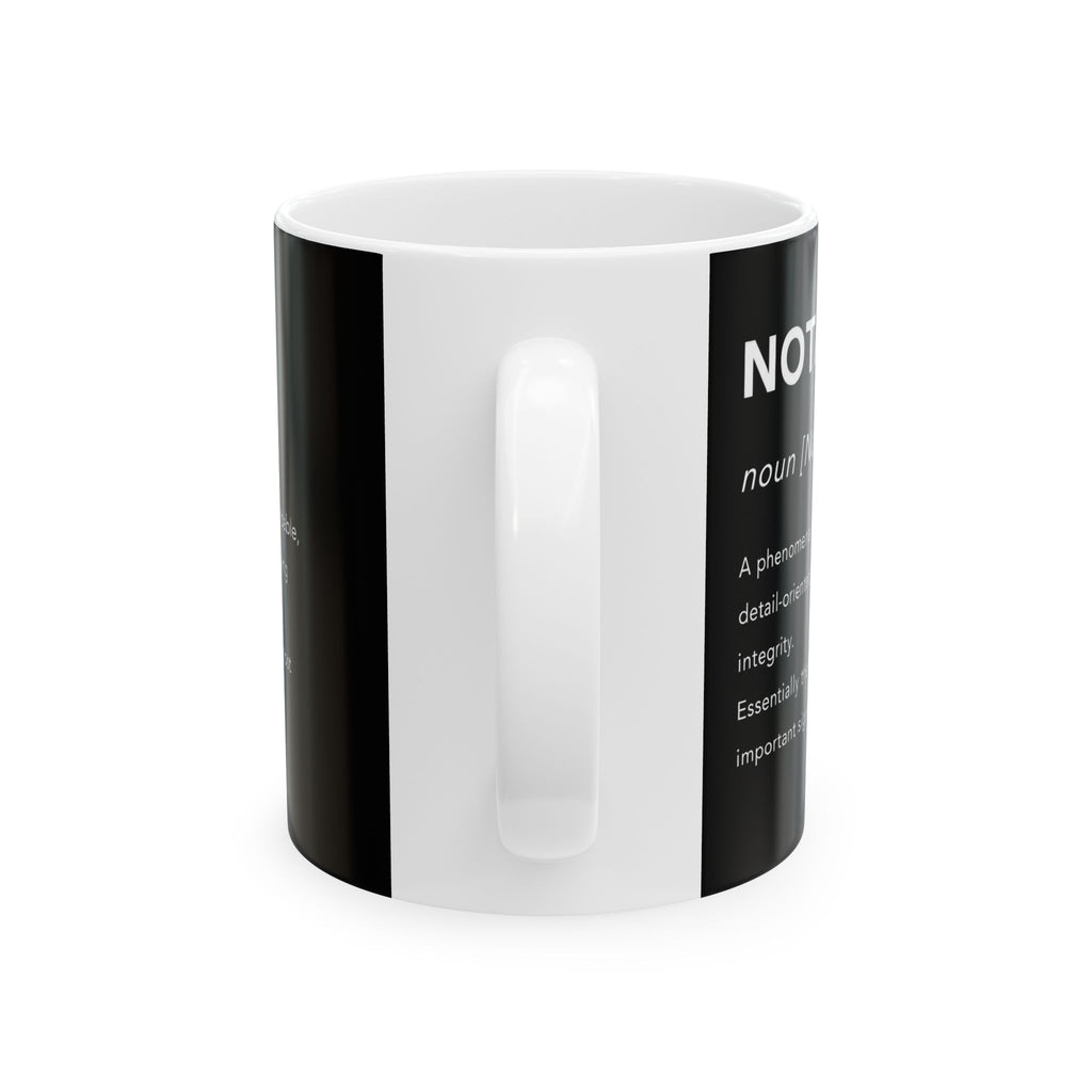 ☕ Notary Definition Coffee Mug | Minimalist Notary Mug | Notary Public Gift | Loan Signing Agent Coffee Cup | 11oz & 15oz Ceramic Mug