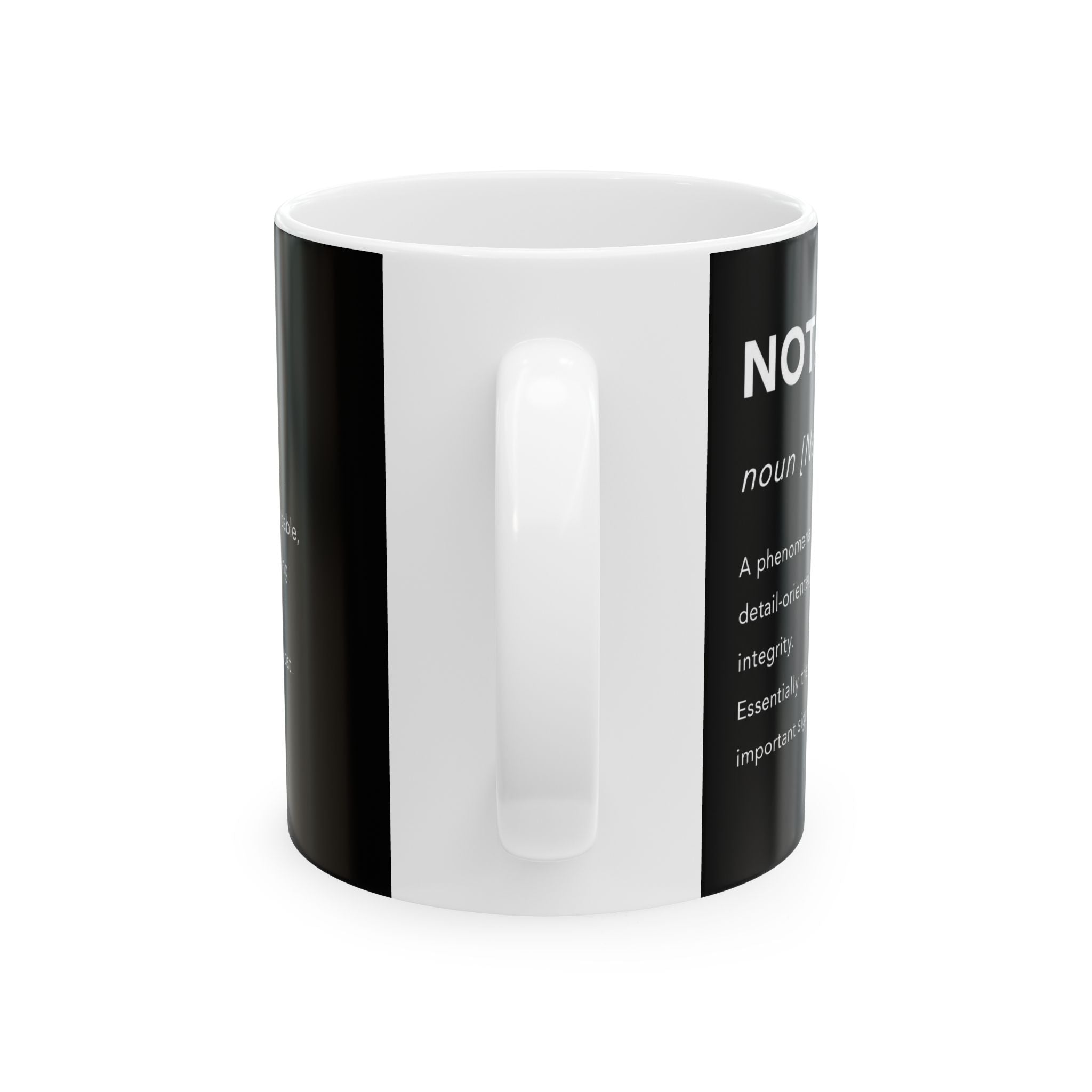 ☕ Notary Definition Coffee Mug | Minimalist Notary Mug | Notary Public Gift | Loan Signing Agent Coffee Cup | 11oz & 15oz Ceramic Mug