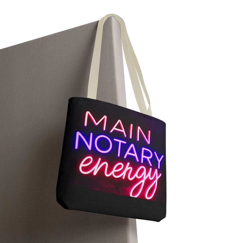 Main Notary Energy Tote Bag | Neon Notary Public Work Bag