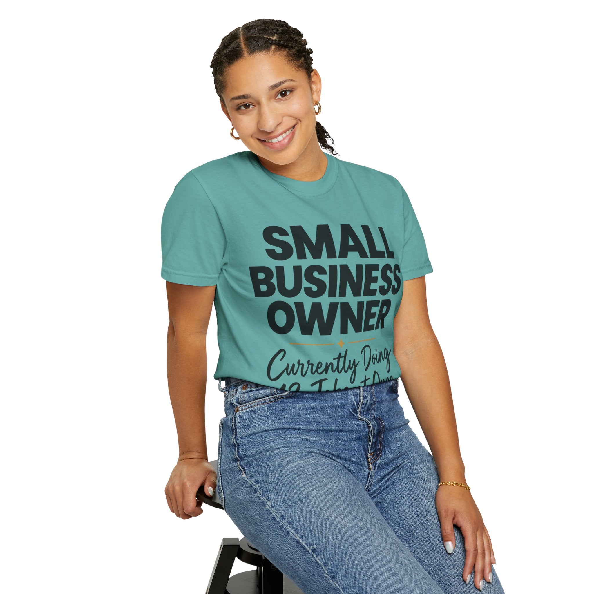 Small Business Owner T-Shirt | “Currently Doing 12 Jobs at Once” Funny Entrepreneur Tee