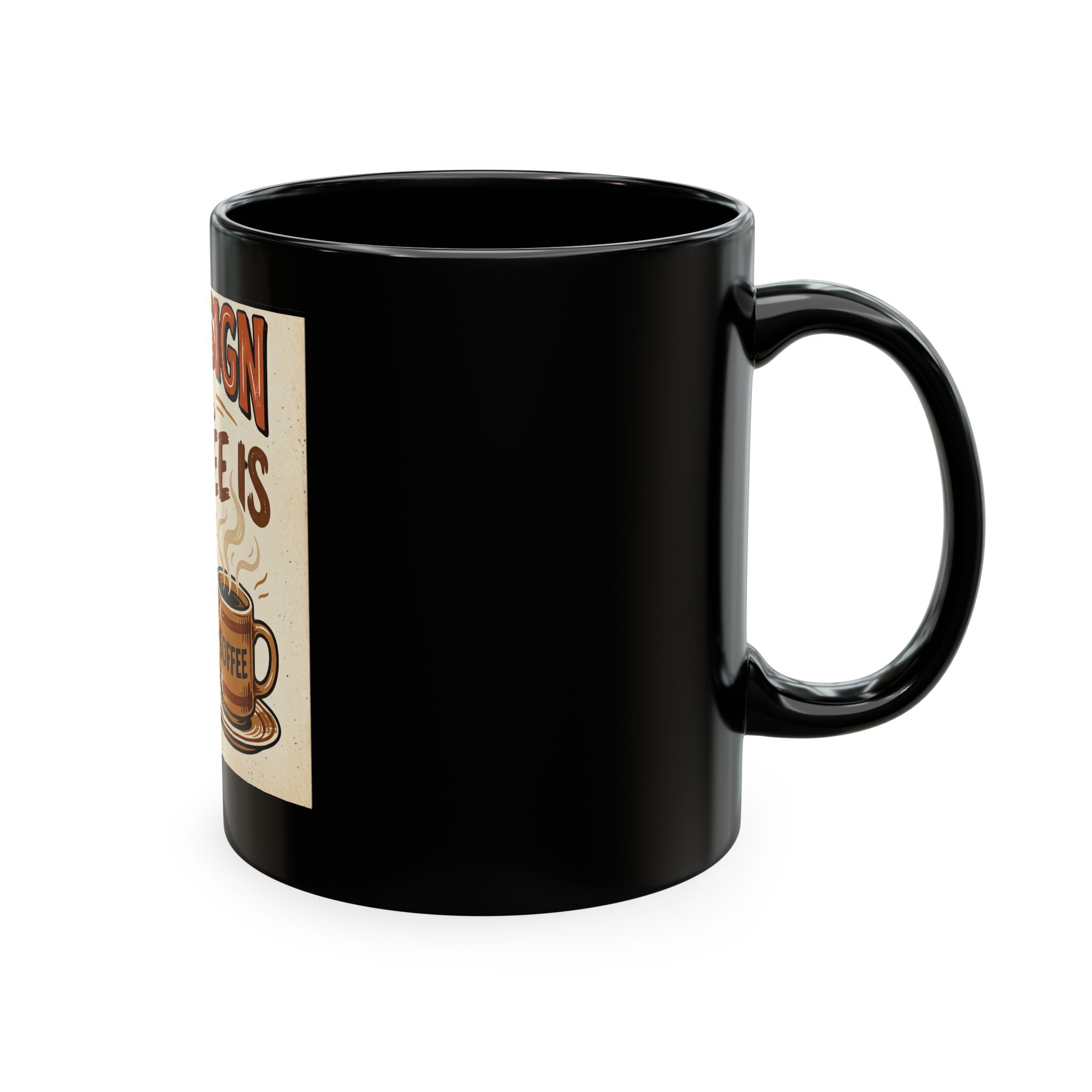 I Can’t Sign Yet, My Coffee Is Still Hot 11oz Ceramic Mug | Funny Retro Notary Coffee Cup