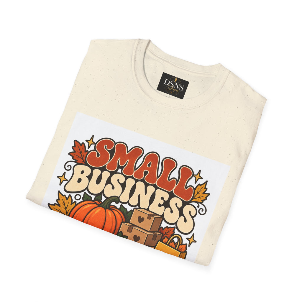 Small Business Big Harvest Graphic T-Shirt — Retro Fall Entrepreneur Tee