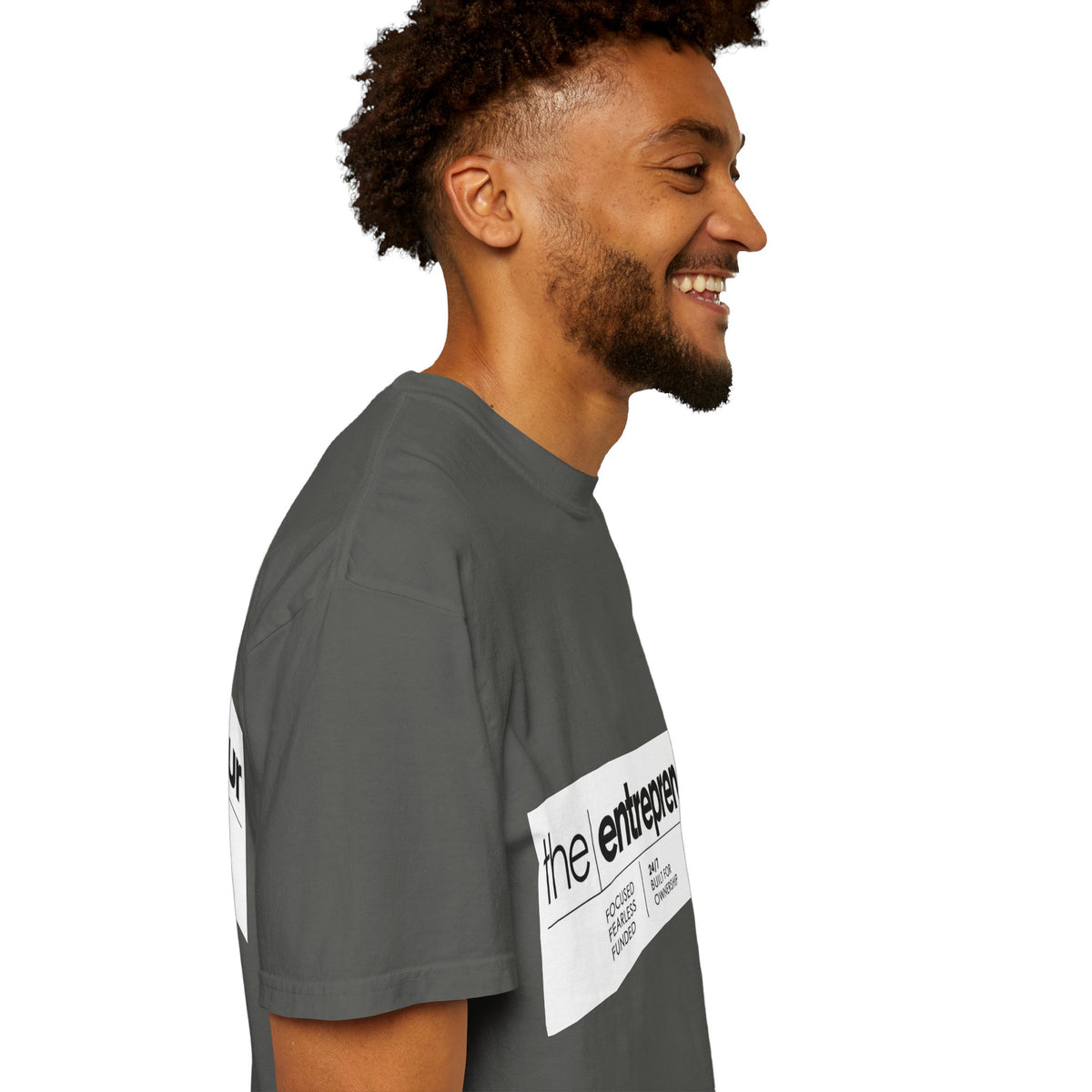The Entrepreneur Garment-Dyed T-Shirt — Focused, Fearless, Funded Business Owner Tee
