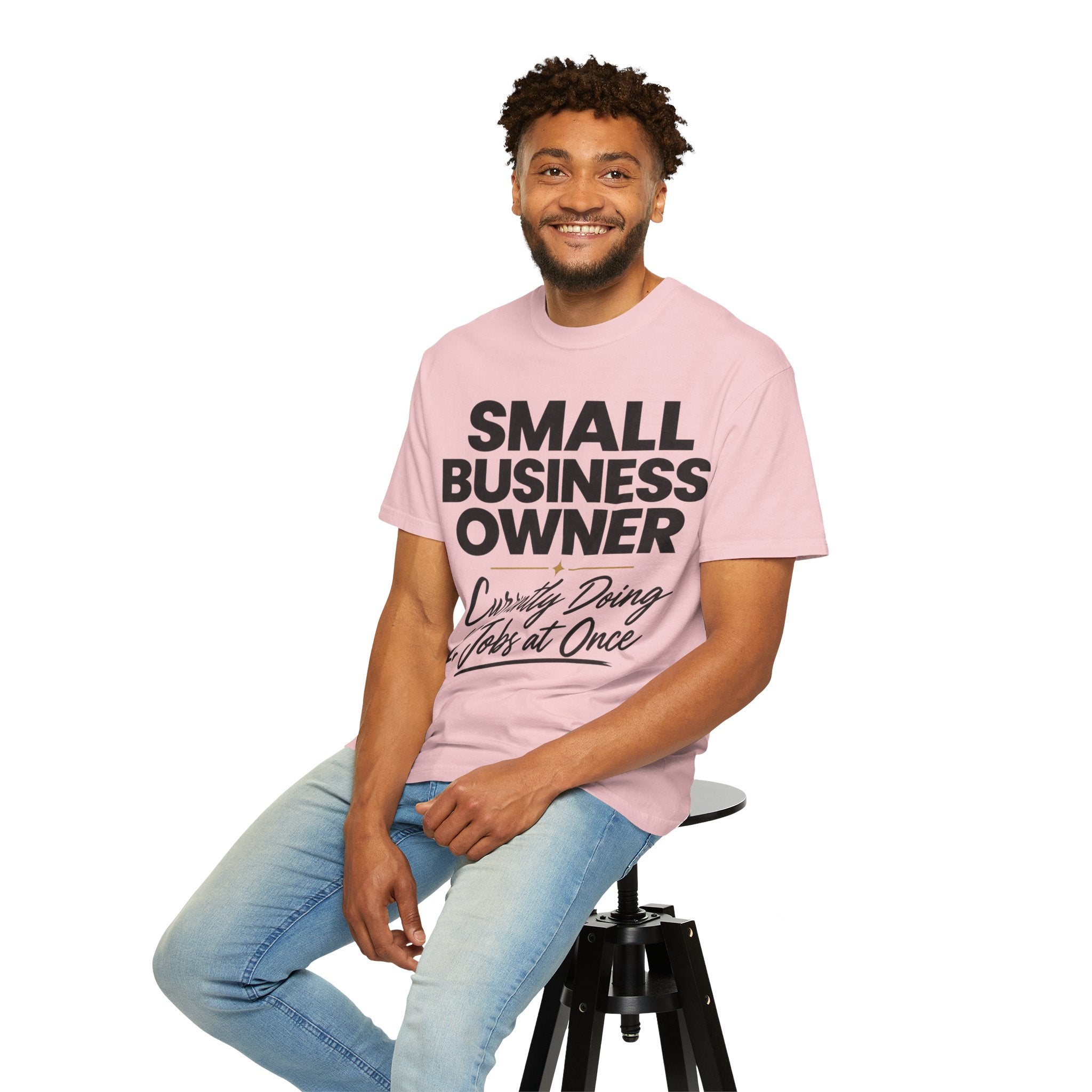 Small Business Owner T-Shirt | “Currently Doing 12 Jobs at Once” Funny Entrepreneur Tee