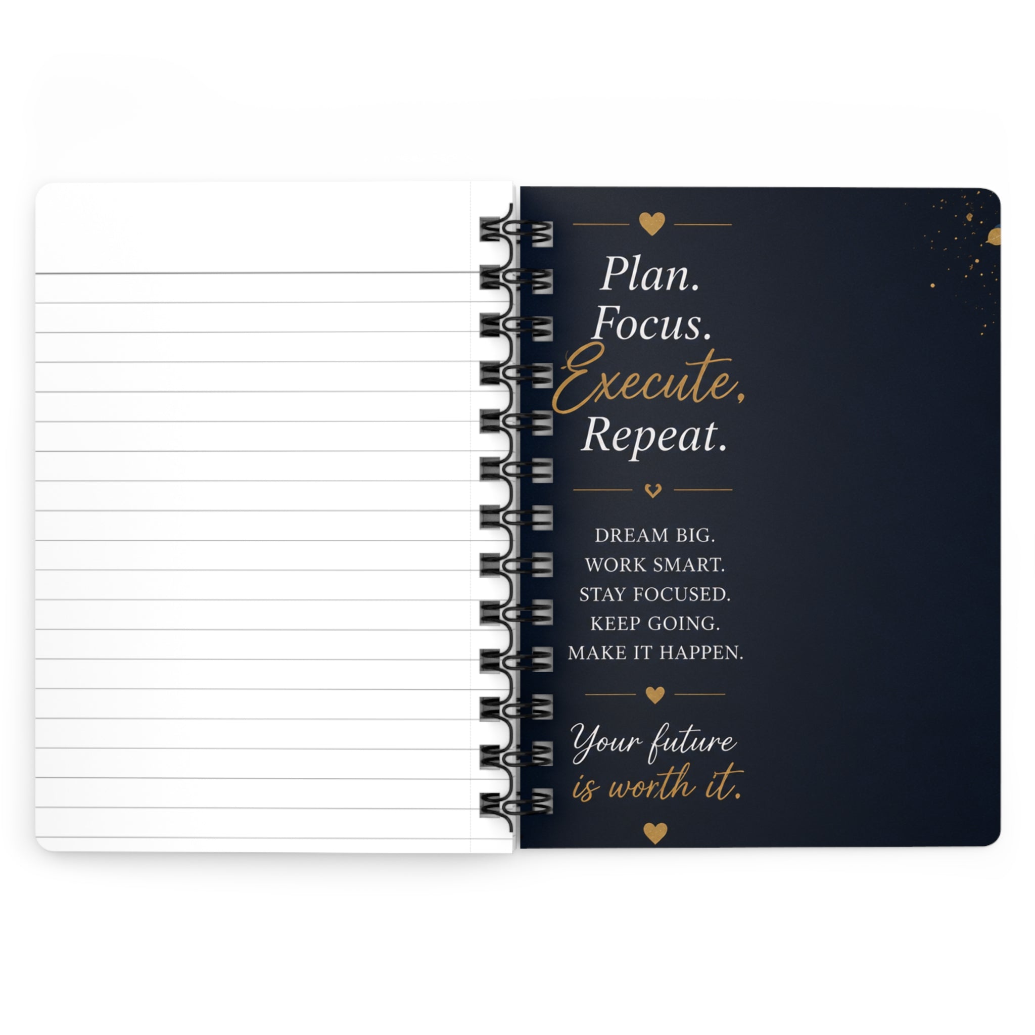 Plan. Focus. Execute. Repeat. | Hardcover Success Journal for Entrepreneurs, Professionals & Goal Getters