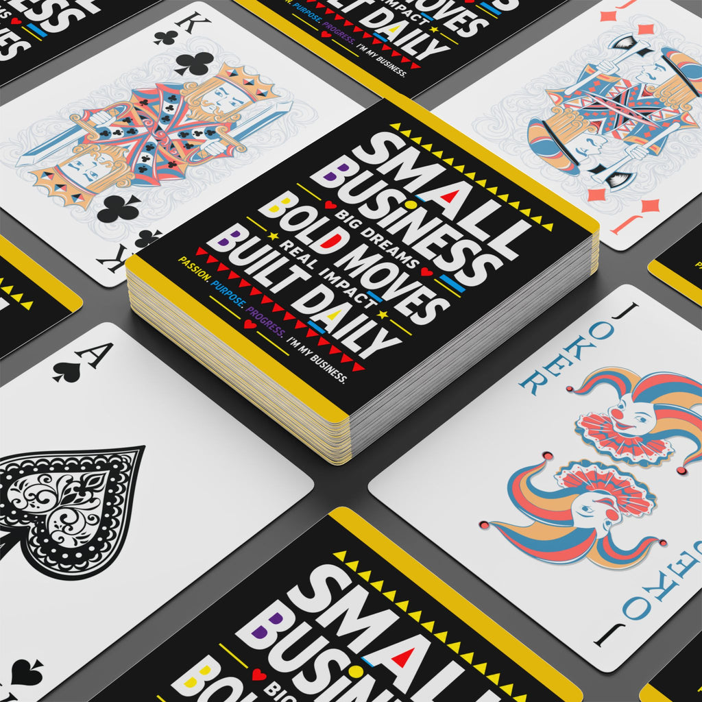 Small Business, Big Dreams Playing Cards | Motivational Entrepreneur Poker Deck