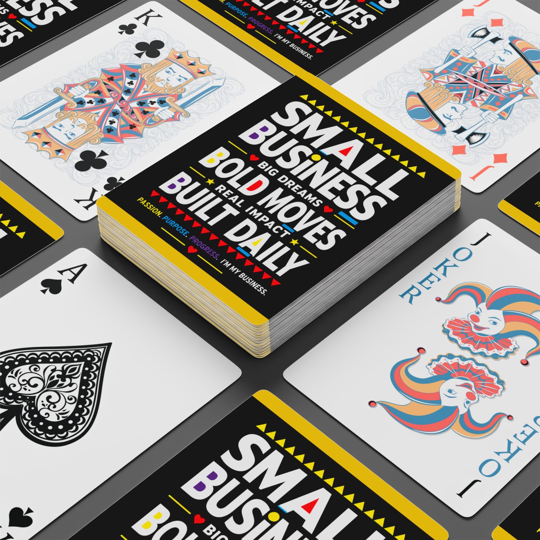 Small Business, Big Dreams Playing Cards | Motivational Entrepreneur Poker Deck