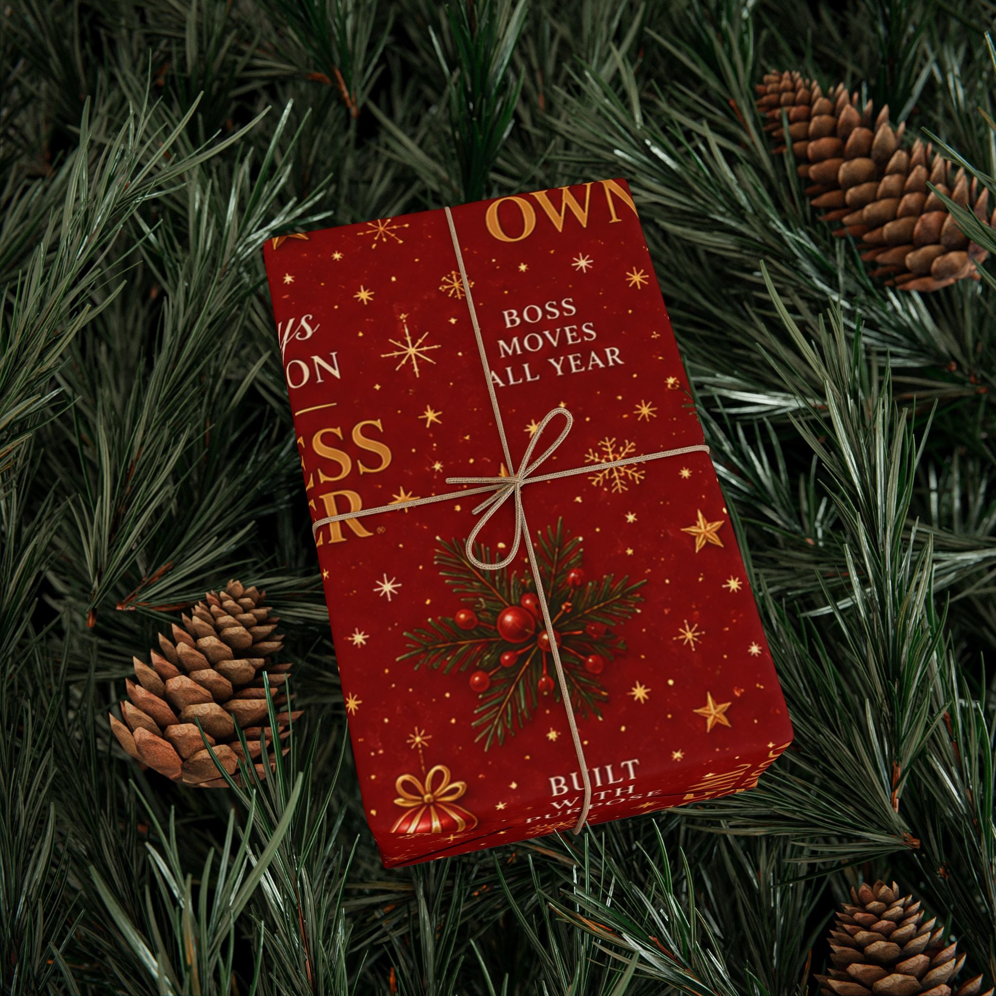 🎄 It’s Always the Season to Be a Business Owner Wrapping Paper – Small Business Holiday Gift Wrap 🎁