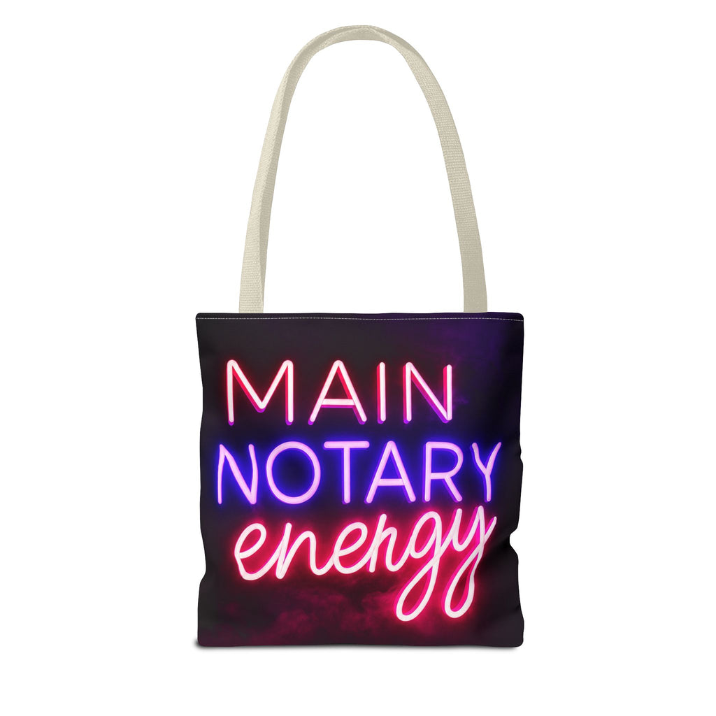 Main Notary Energy Tote Bag | Neon Notary Public Work Bag
