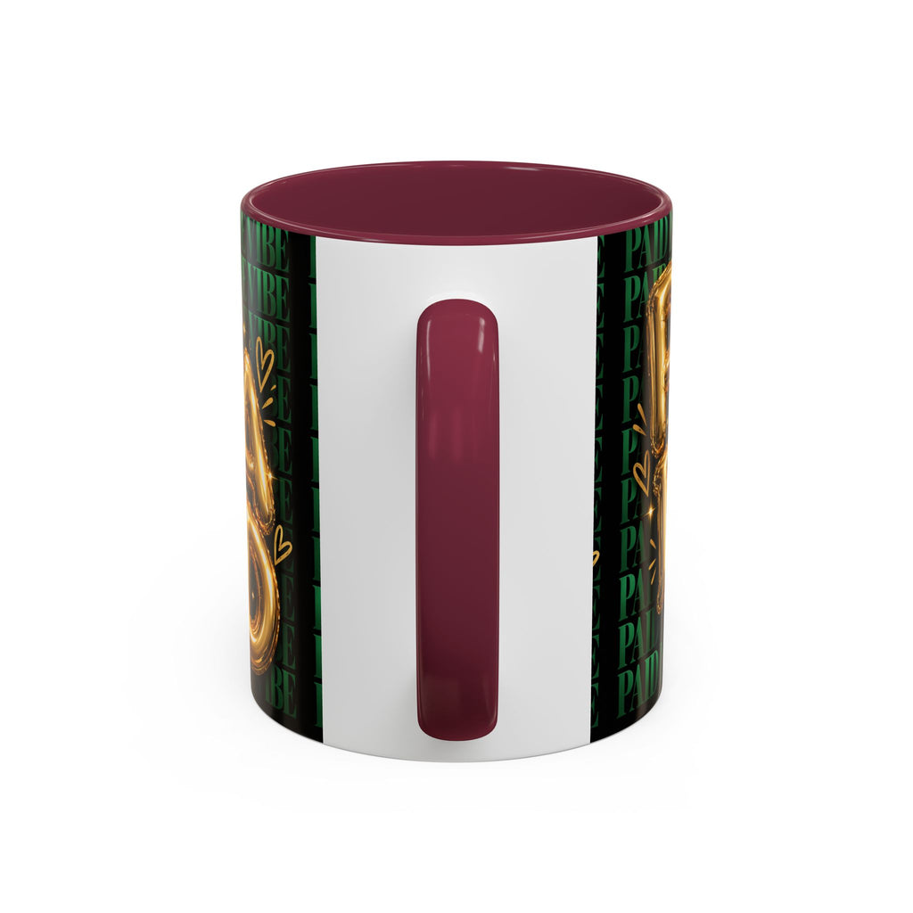 Paid Is the Vibe Mug — Gold Balloon Entrepreneur Accent Coffee Cup