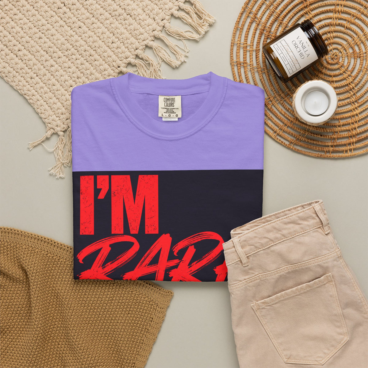 ❤️ I'm Rare on Purpose Heavyweight Graphic Tee