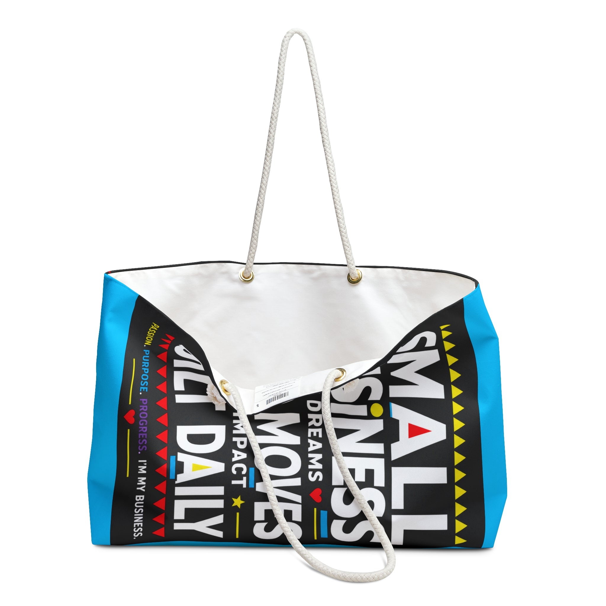 Small Business. Big Dreams. Bold Moves. Weekender Bag | Entrepreneur Travel Tote | Business Owner Overnight Bag | Legacy Builder Duffel