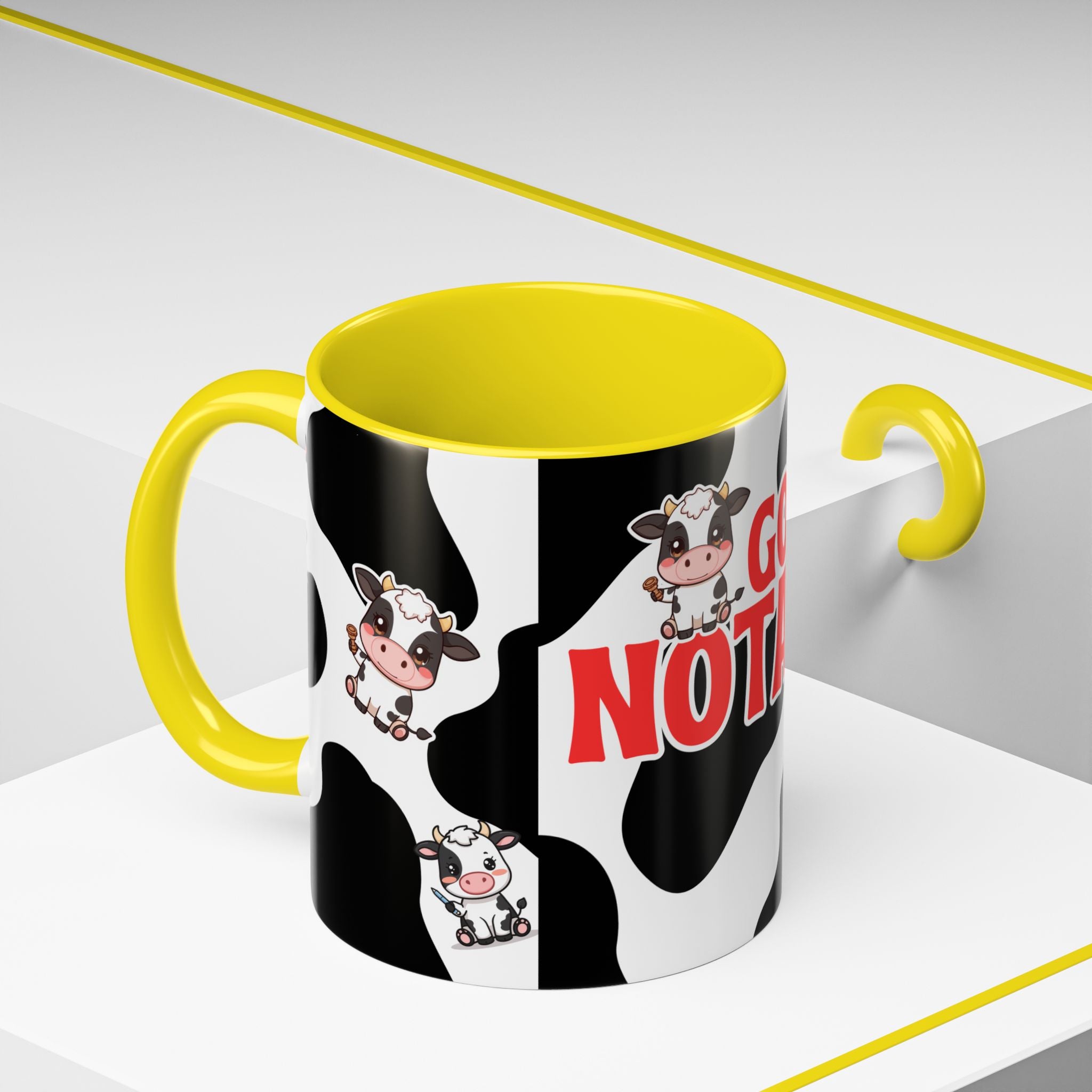 Got Notary? Cow Print Accent Coffee Mug | Funny Notary Public Gift | 11oz & 15oz