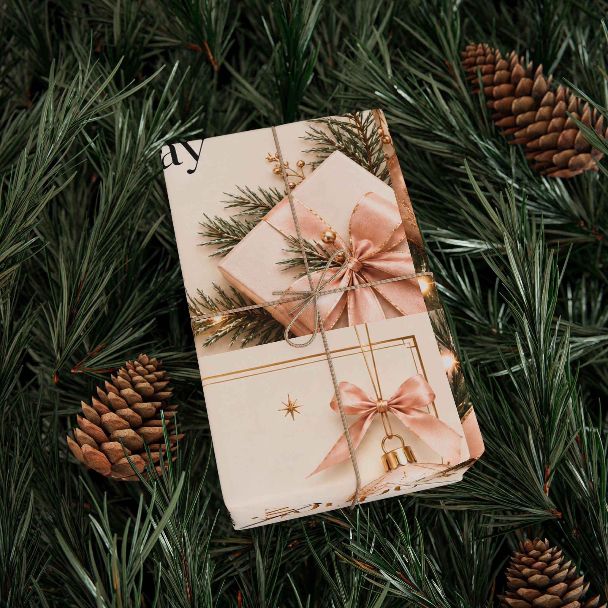 ✨ Rest Is Productive Too Wrapping Paper – Inspirational Holiday Gift Wrap 🎄