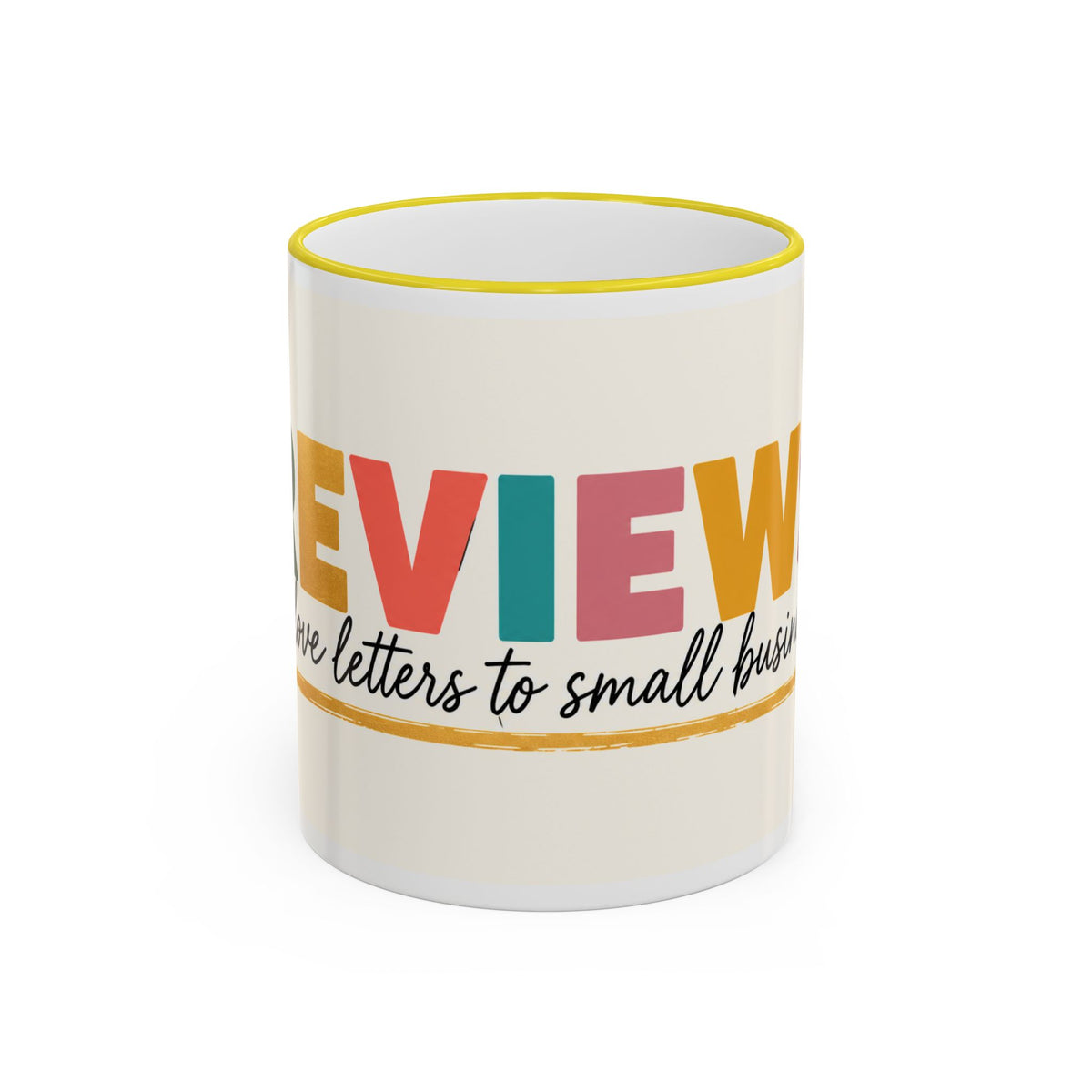 Reviews Are Love Letters to Small Businesses Mug — Entrepreneur Gift, Small Business Owner Coffee Cup
